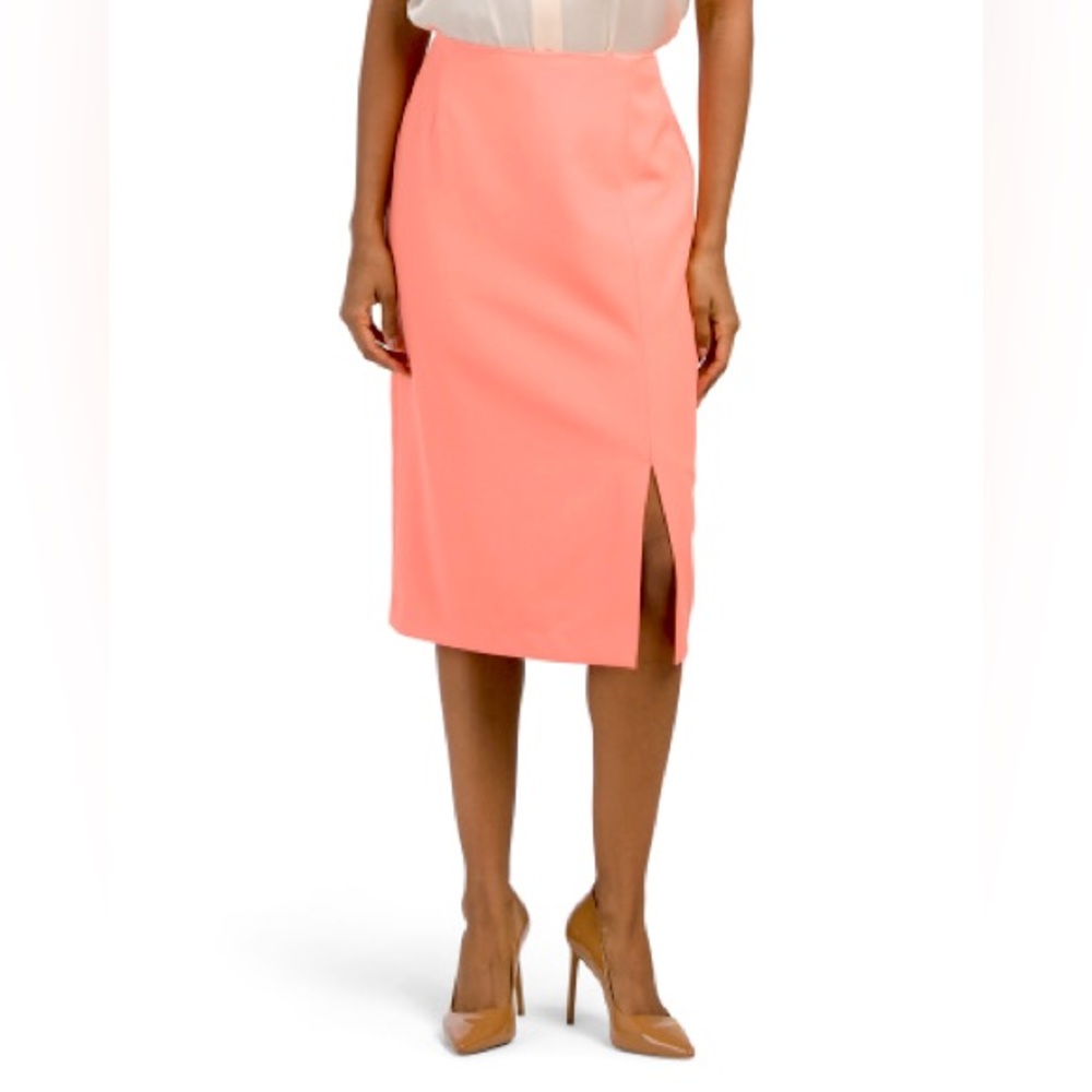 ❗️NWT Tahari ASL Pencil Skirt in Cantaloupe - Size 4